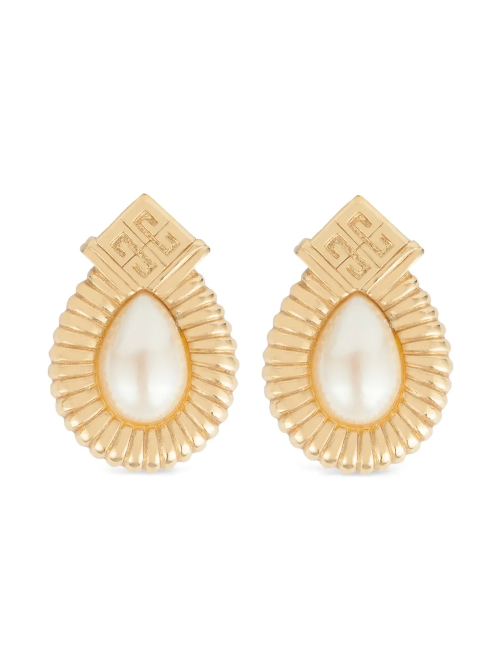 Givenchy Pre-Owned 1980s clip-on earrings | Gold | Image 1