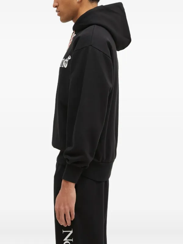 Aries No Problem ドローストリング パーカー | ブラック | FARFETCH JP