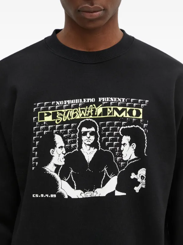 Aries グラフィック スウェットシャツ | ブラック | FARFETCH JP