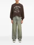 Aries graphic-print sweatshirt - Brown