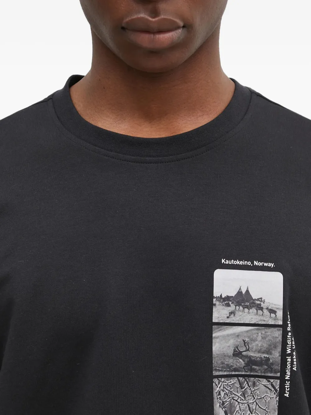adidas National Geographic T-shirt met lange mouwen Zwart