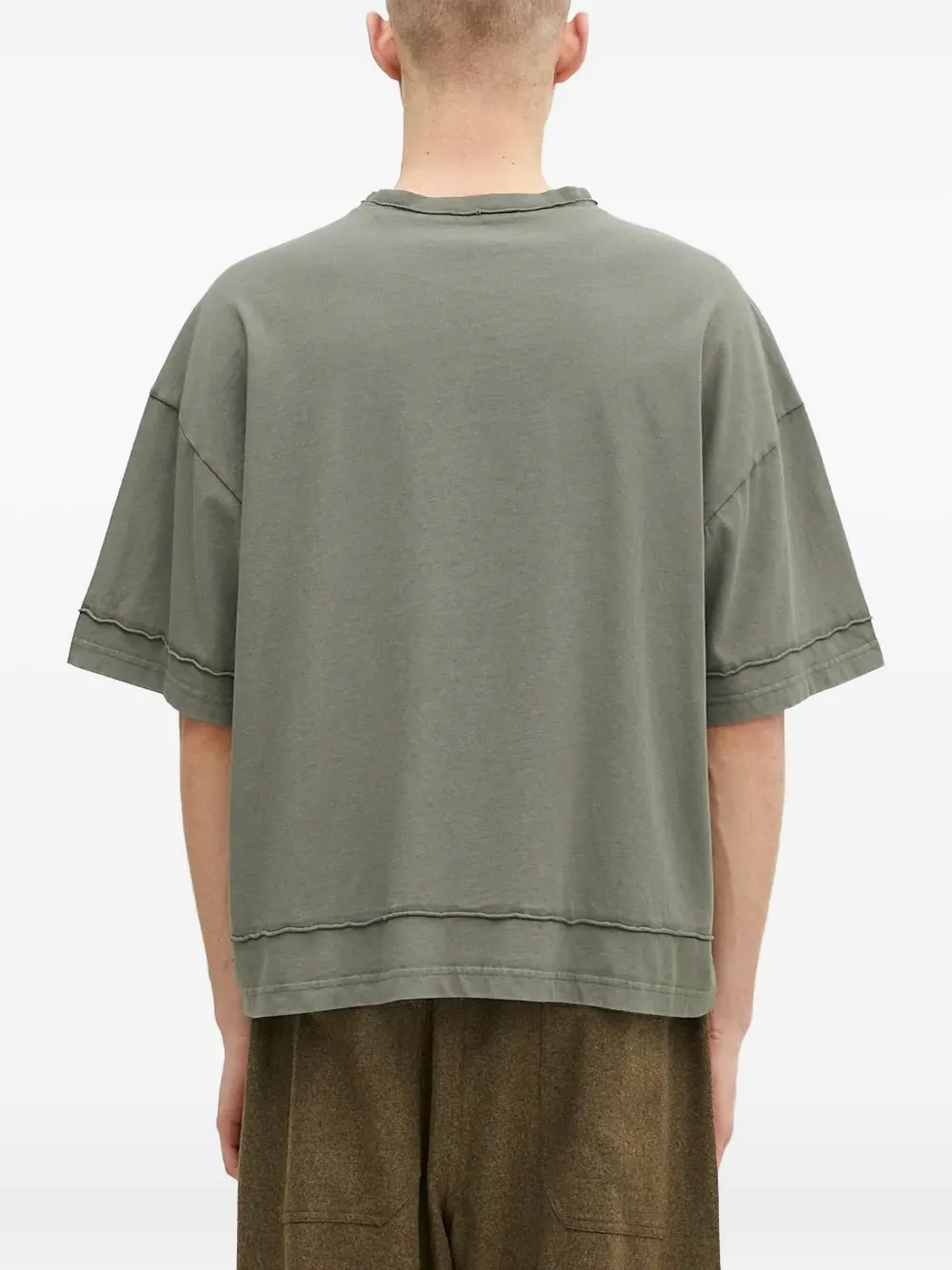 Alpha Industries Open Edge Embroidered T-shirt In Green