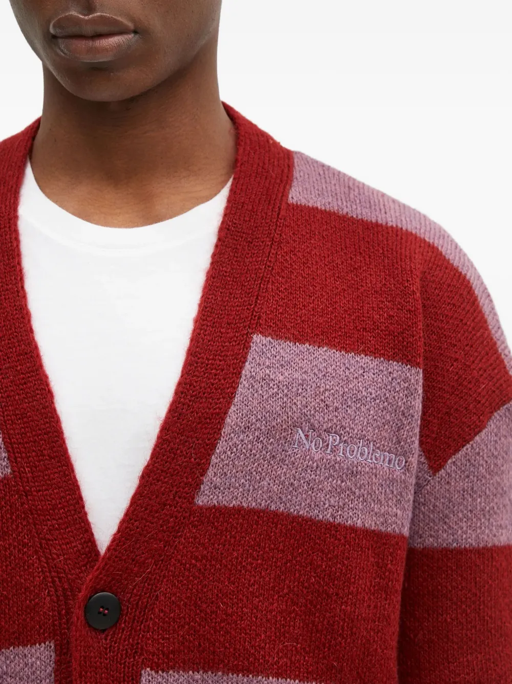 Aries Gestreept vest Rood