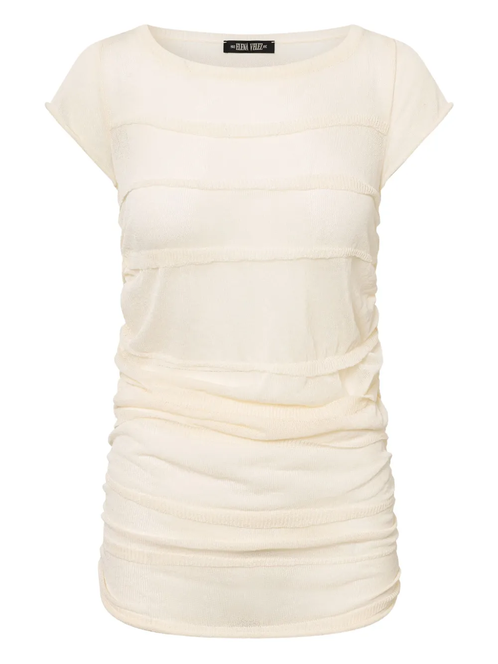 Elena Velez playera fruncida | neutro | Image 1