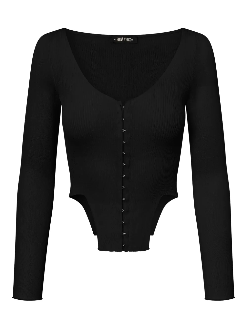 Shop Elena Velez Linen Knit Top