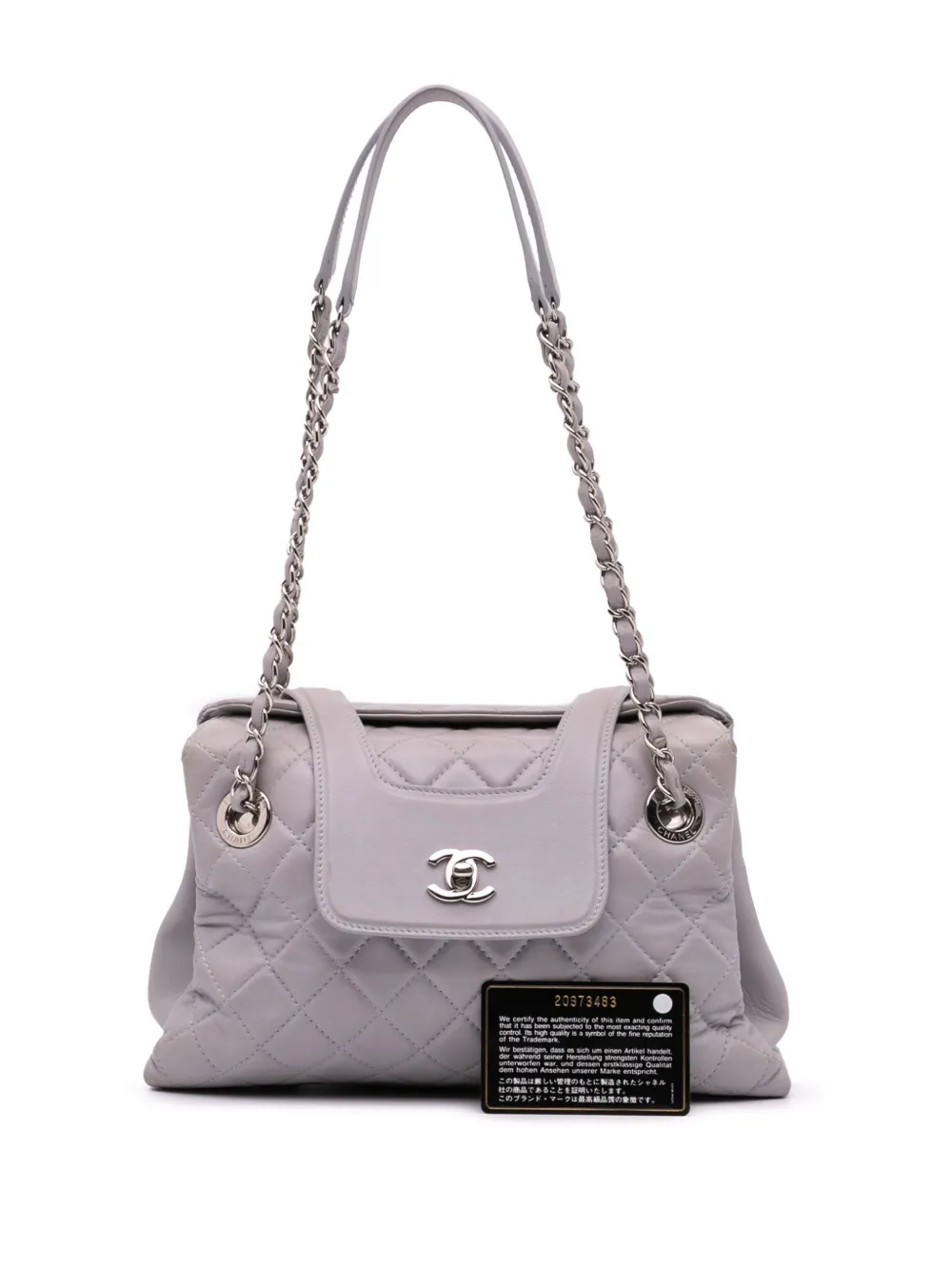CHANEL Pre-Owned 2014-2015 Quilted Lambskin x3 Accordion tote bag | Image 6