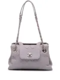 CHANEL Pre-Owned 2014-2015 Quilted Lambskin x3 Accordion tote bag - Grey