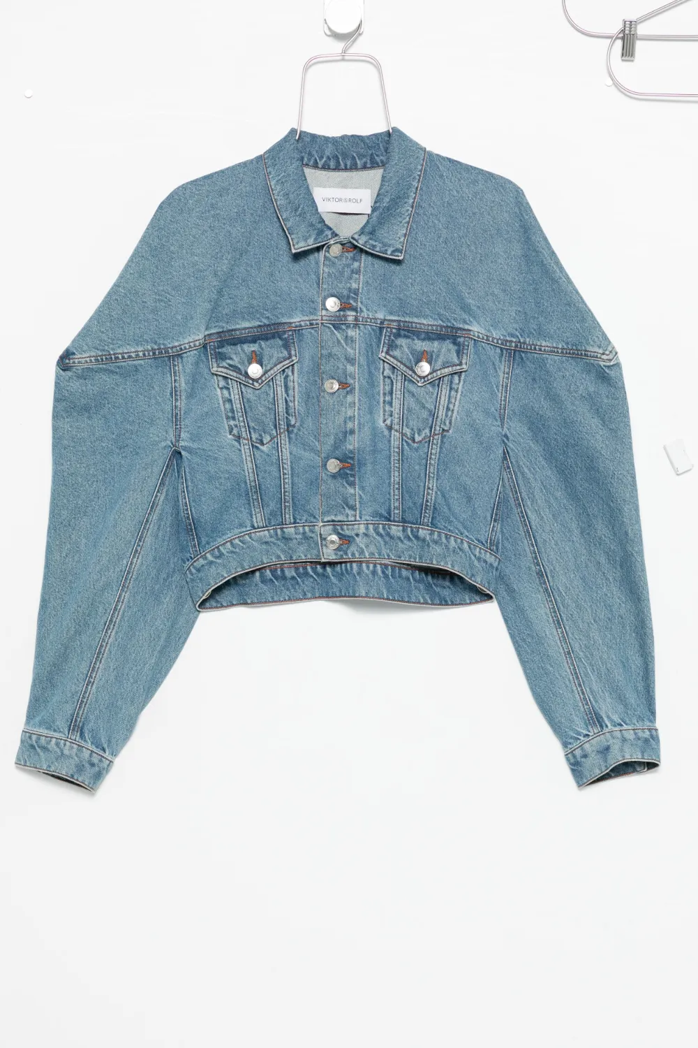 Viktor & Rolf Giacca denim crop - Blu