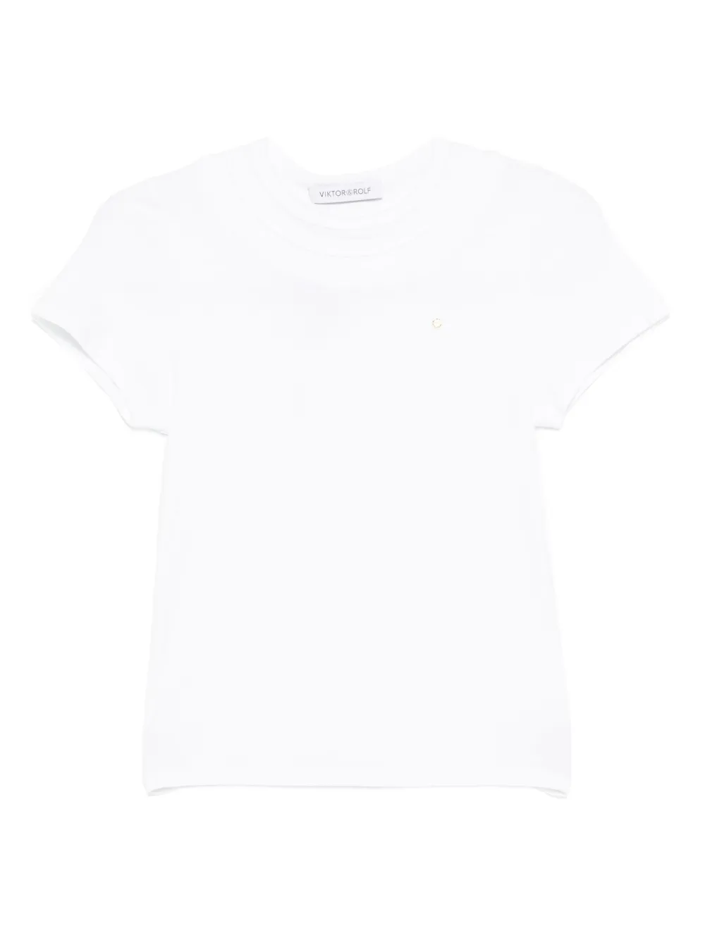 Viktor & Rolf Triple-collar T-shirt In White