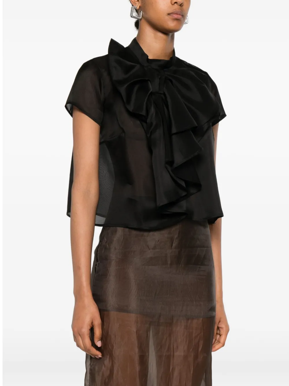 Viktor & Rolf Blouse met strik Zwart