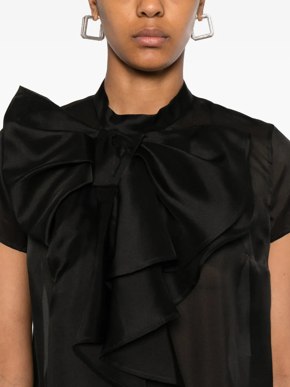 Viktor & Rolf Blouse met strik Zwart