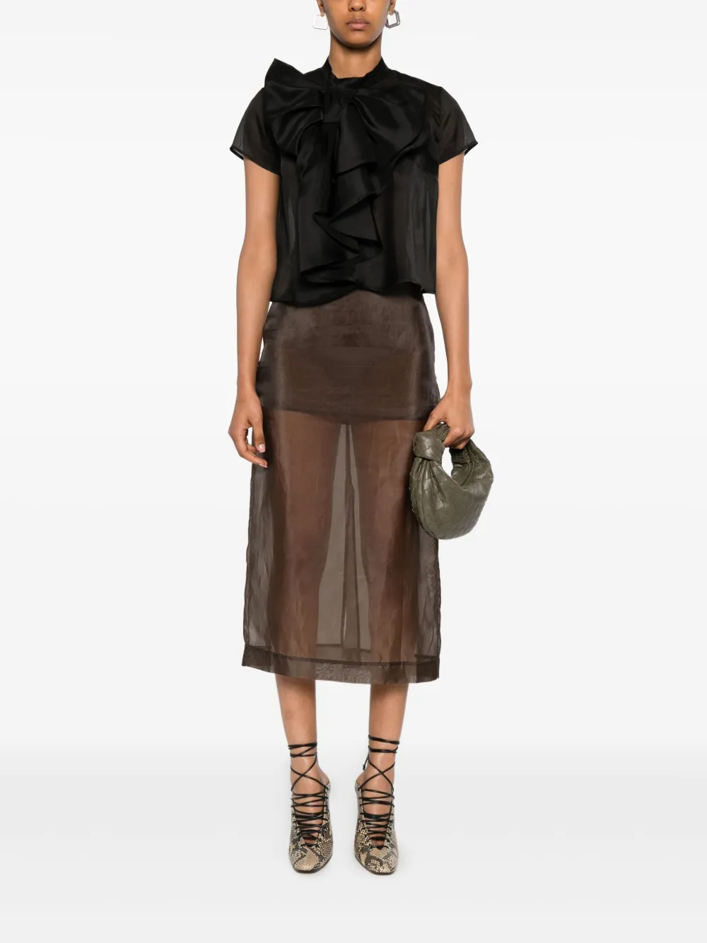 Viktor & Rolf Blouse met strik - Zwart