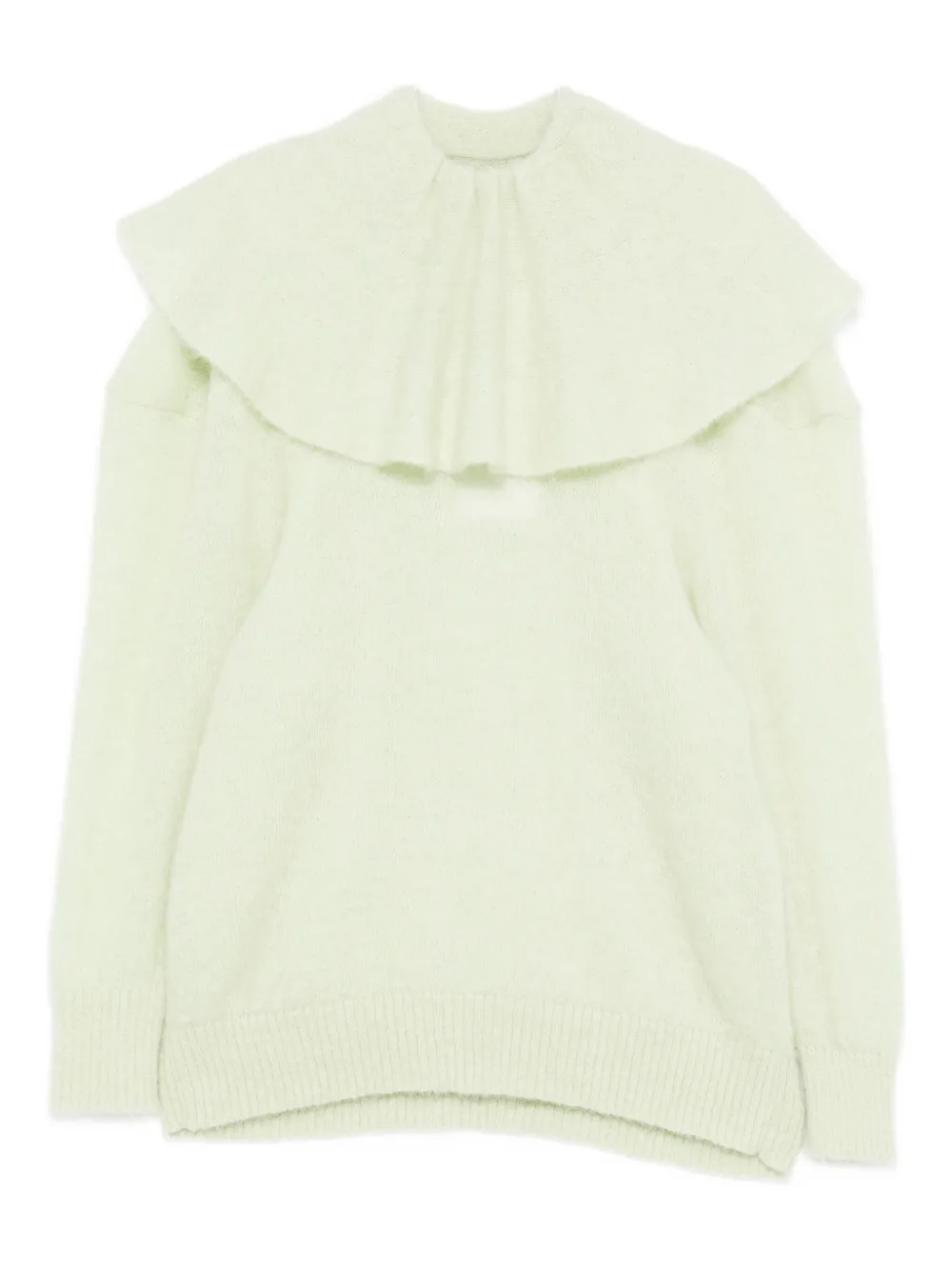 Viktor & Rolf Volant Ruffled-neck Sweater In Multi