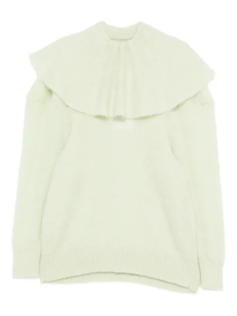 Viktor & Rolf volant ruffled-neck sweater