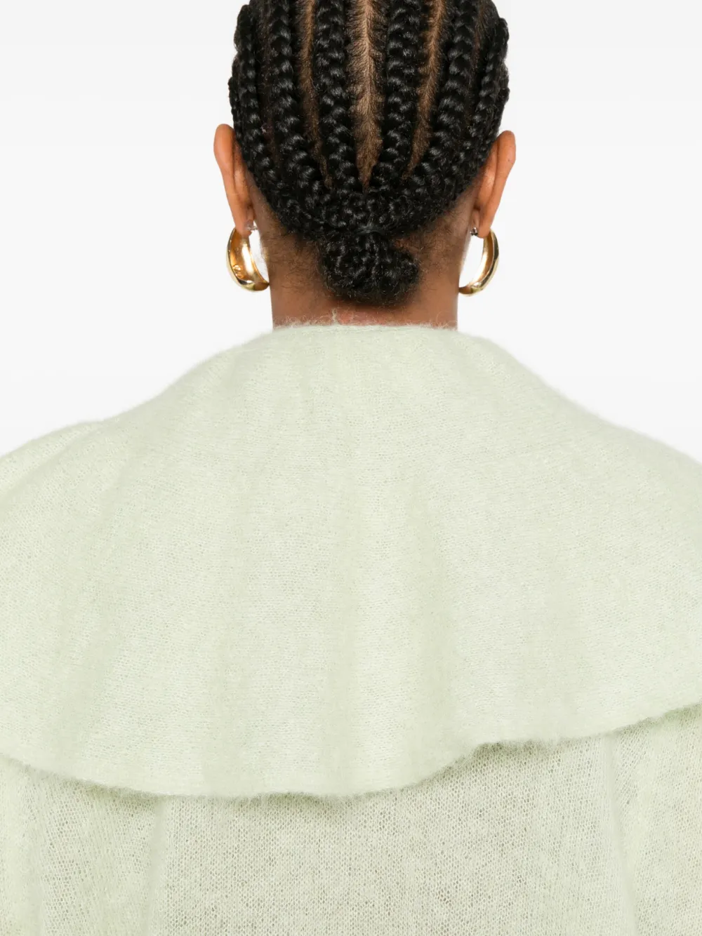Viktor & Rolf Volant Ruffled-neck Sweater In Multi