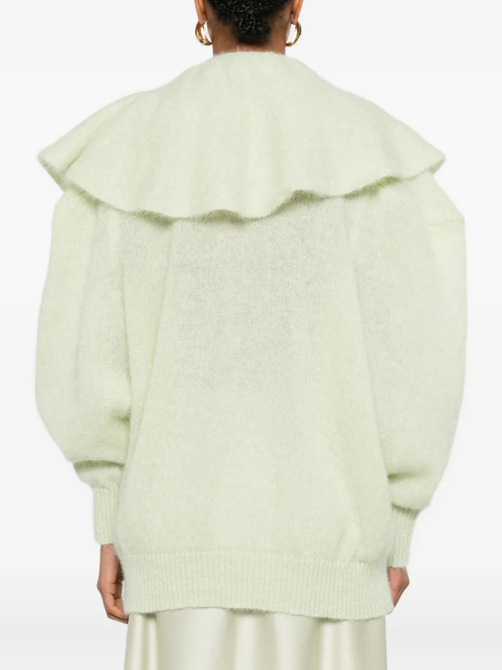Viktor & Rolf Volant Ruffled-neck Sweater In Multi