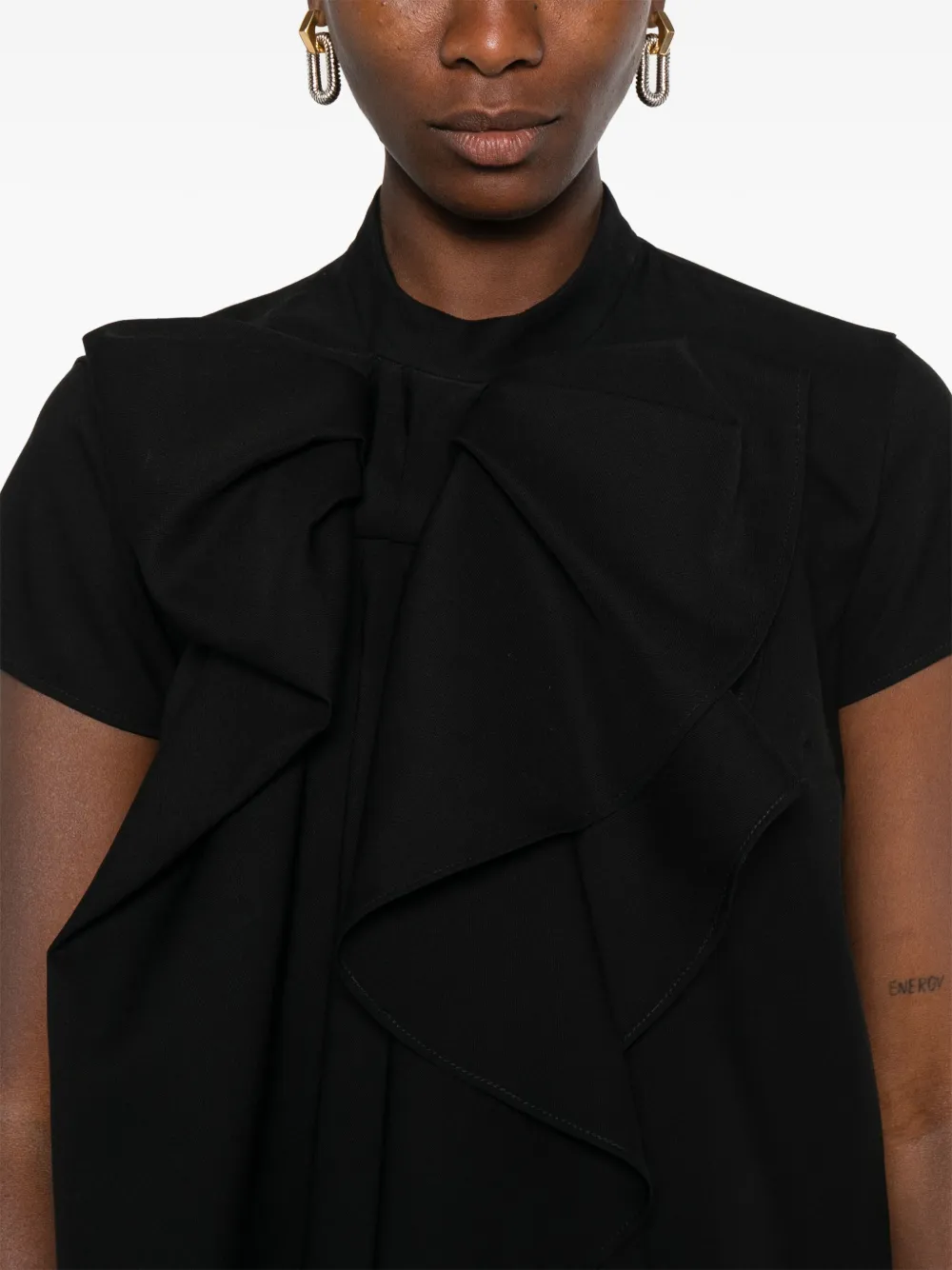 Viktor & Rolf Mini-jurk met strikdetail Zwart