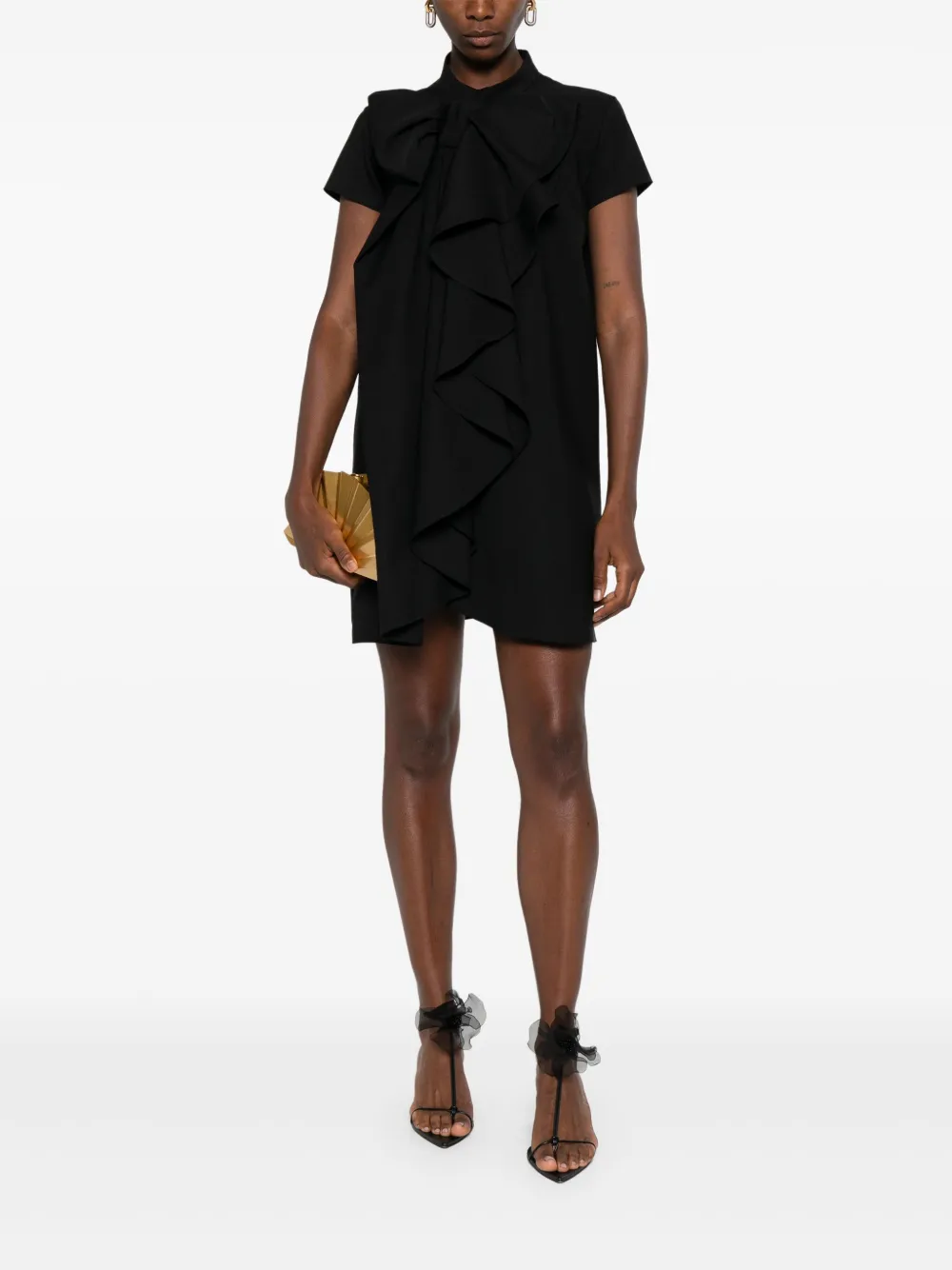 Viktor & Rolf Mini-jurk met strikdetail - Zwart