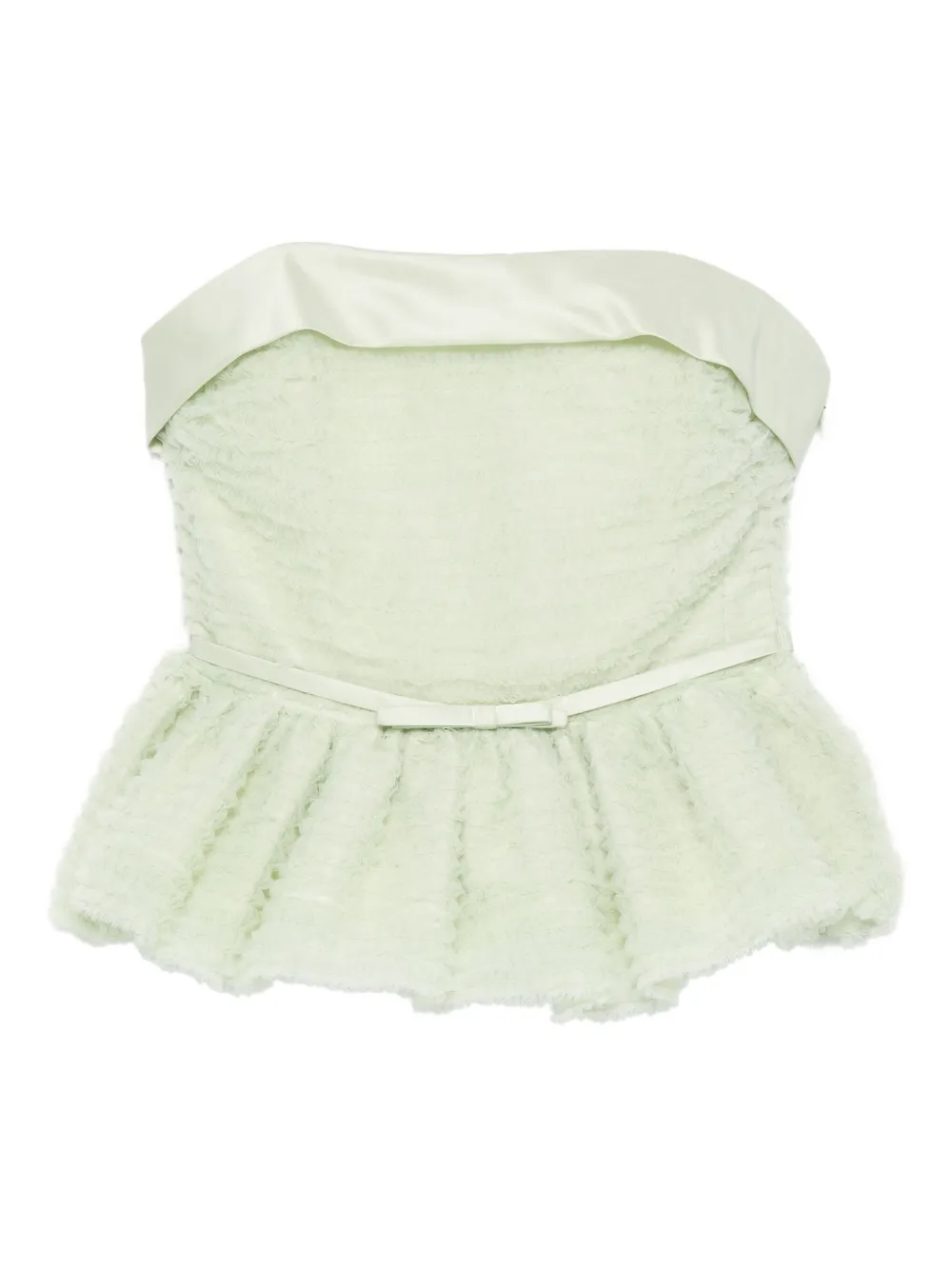 Viktor & Rolf tulle ruffle sleeveless top | Green | Image 1