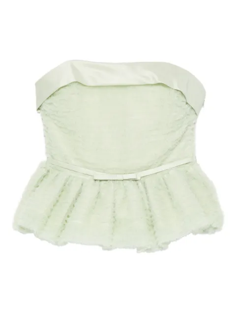 Viktor & Rolf tulle ruffle sleeveless top