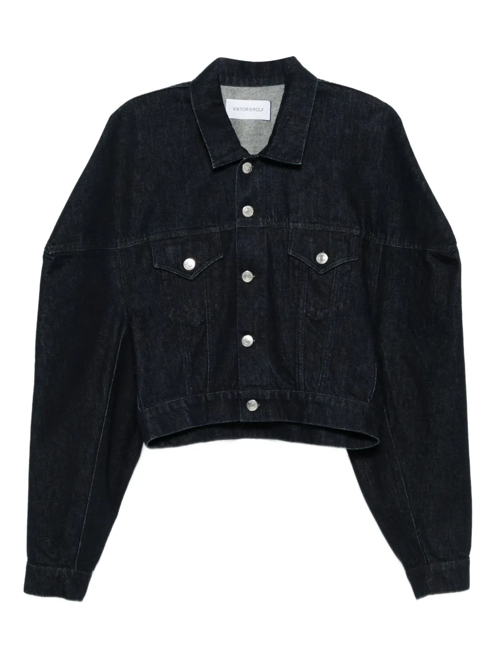 Viktor & Rolf Patch-pockets Denim Jacket In Blue
