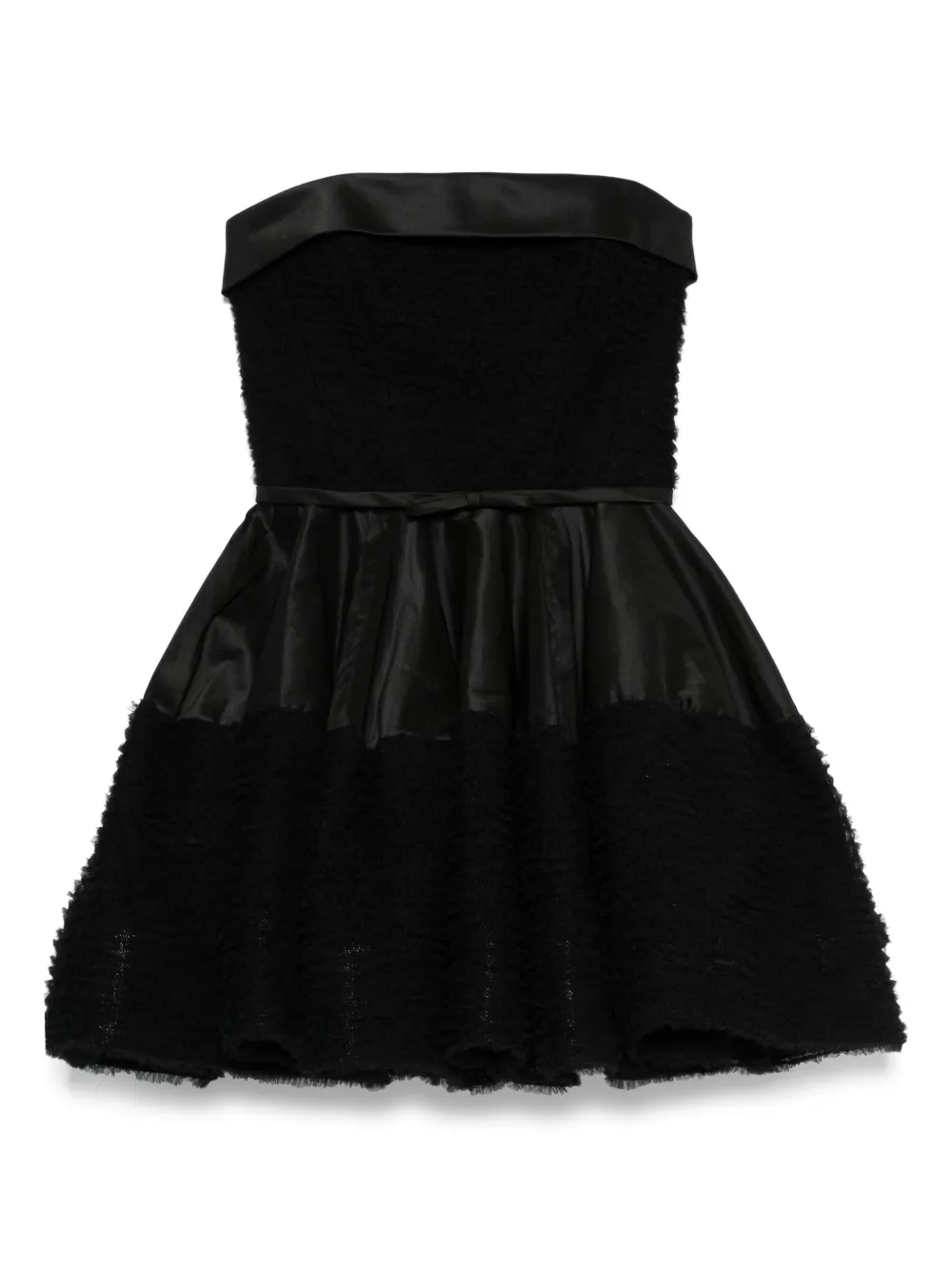 Viktor & Rolf Ruffled Mini Dress In Blue