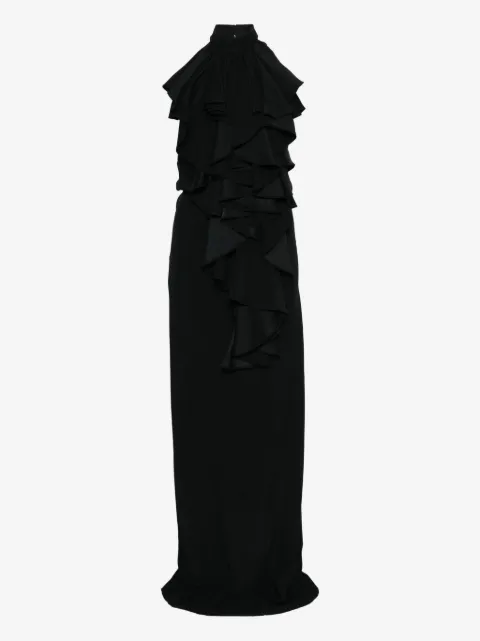 Viktor & Rolf robe longue à col montant