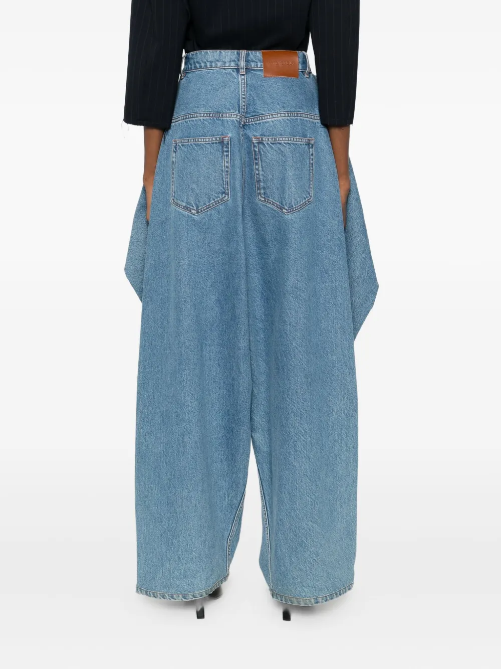 Viktor & Rolf Couture Square jeans Blauw