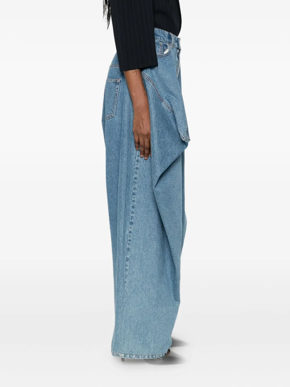 Viktor & Rolf Couture Square jeans Blauw