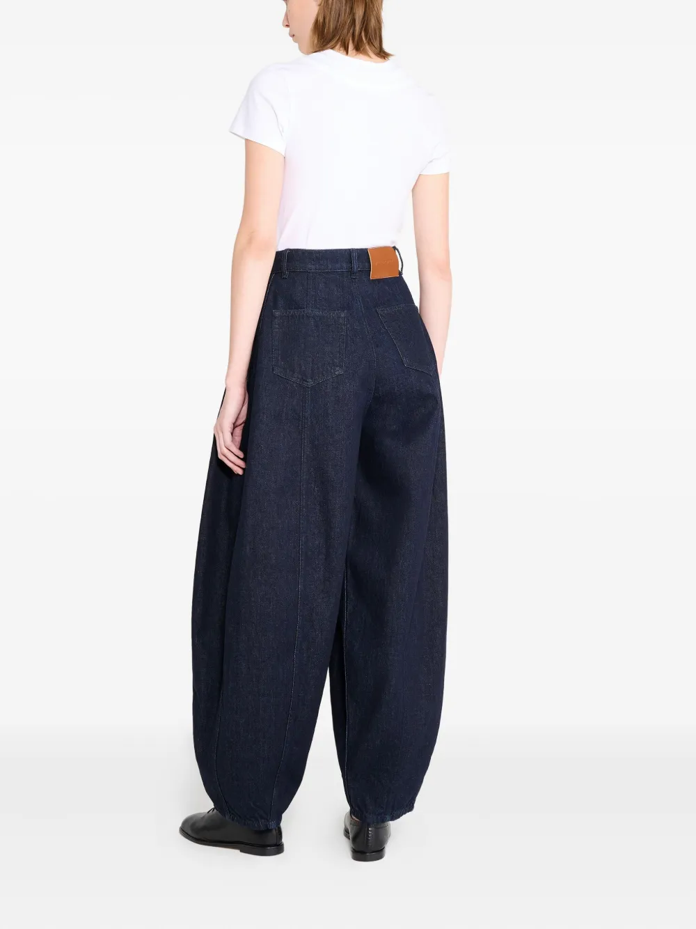 Viktor & Rolf Panelled Balloon-shaped Jeans In Blue