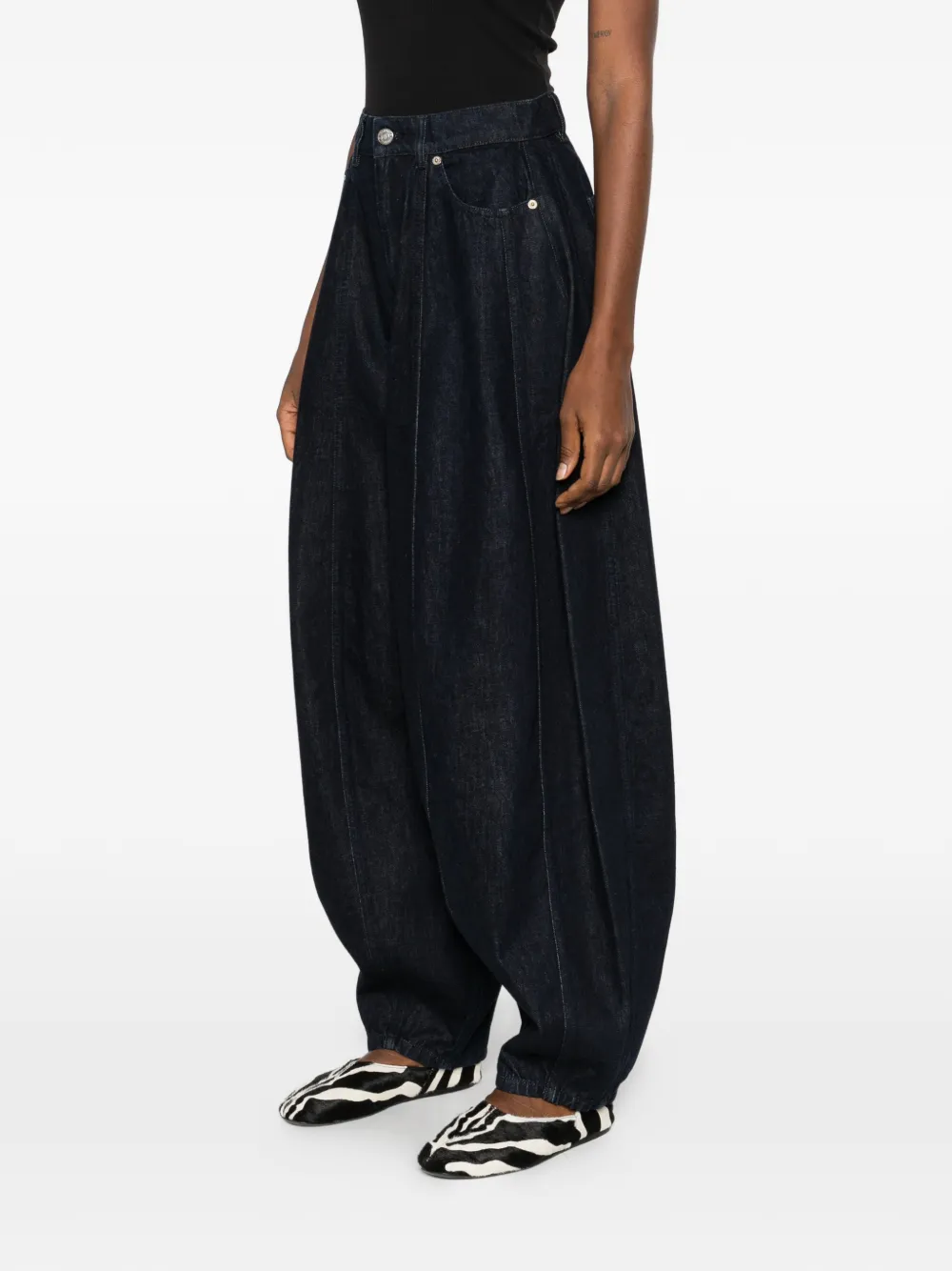  Viktor & Rolf Panelled Balloon-shaped Jeans - Blue 
