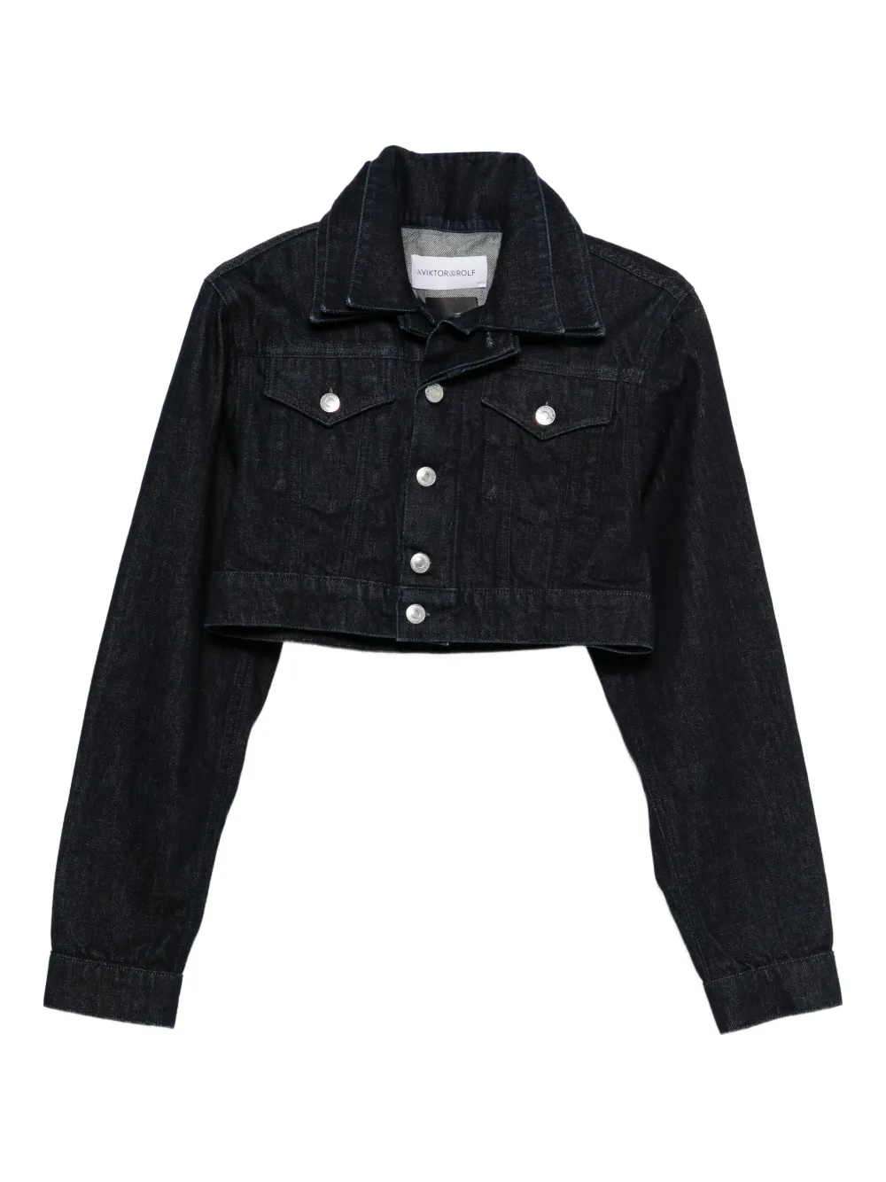 Viktor & Rolf Giacca denim crop - Blu