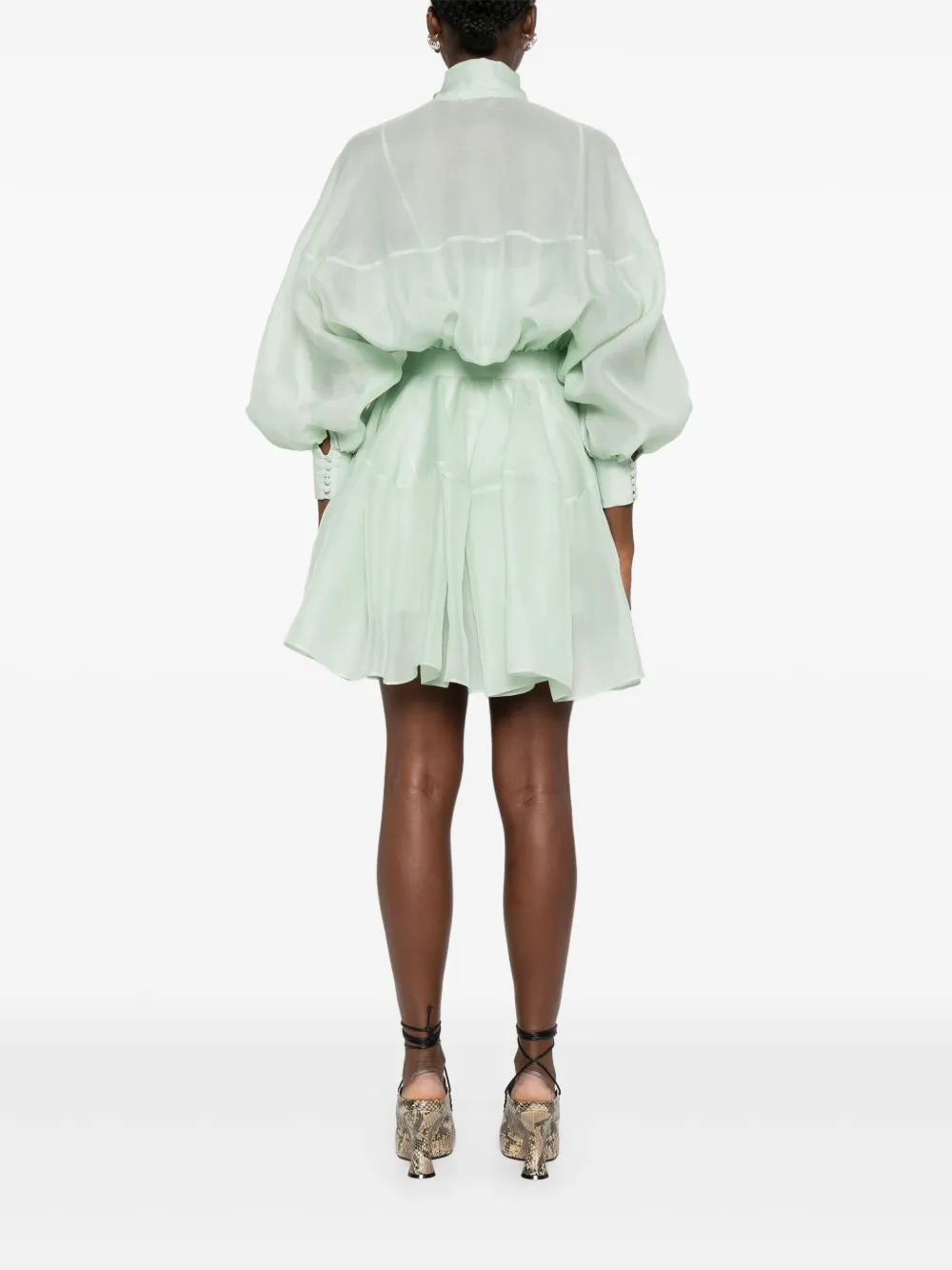 Viktor & Rolf Mini-jurk met strik Groen