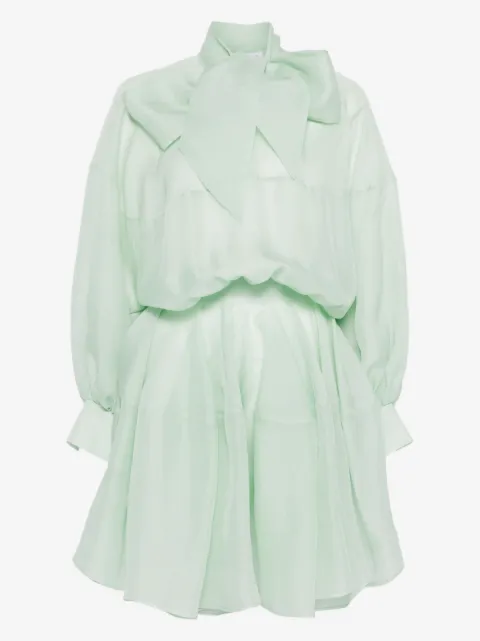 Viktor & Rolf robe courte à col lavallière