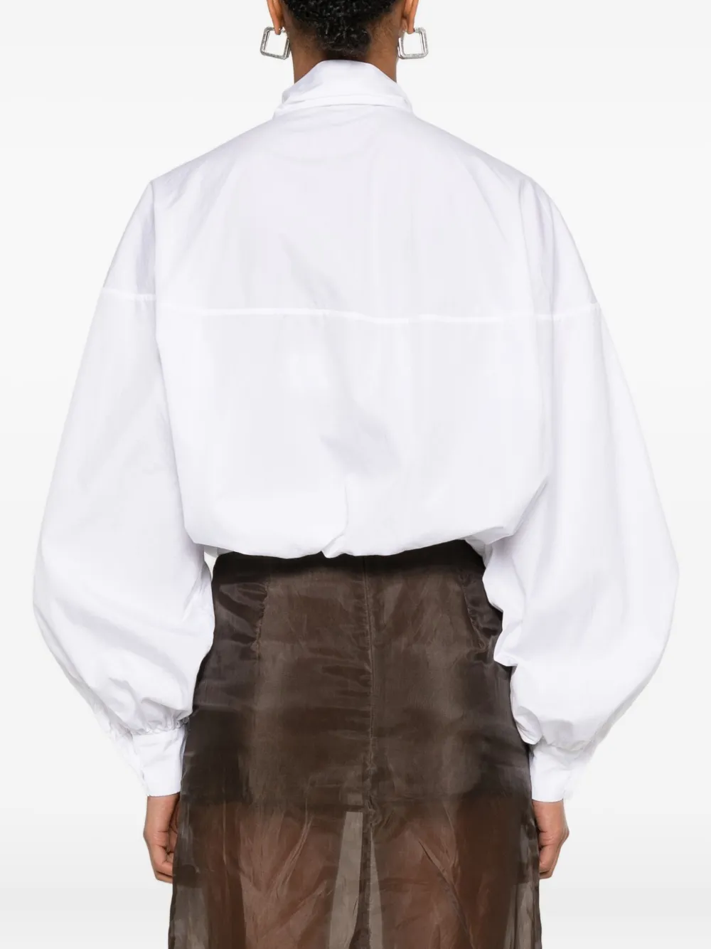 Viktor & Rolf Bow-detailed Blouse In White