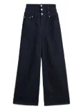 Viktor & Rolf triple layered-waist jeans - Blue