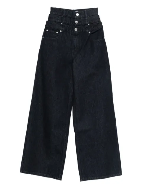 Viktor & Rolf triple layered-waist jeans