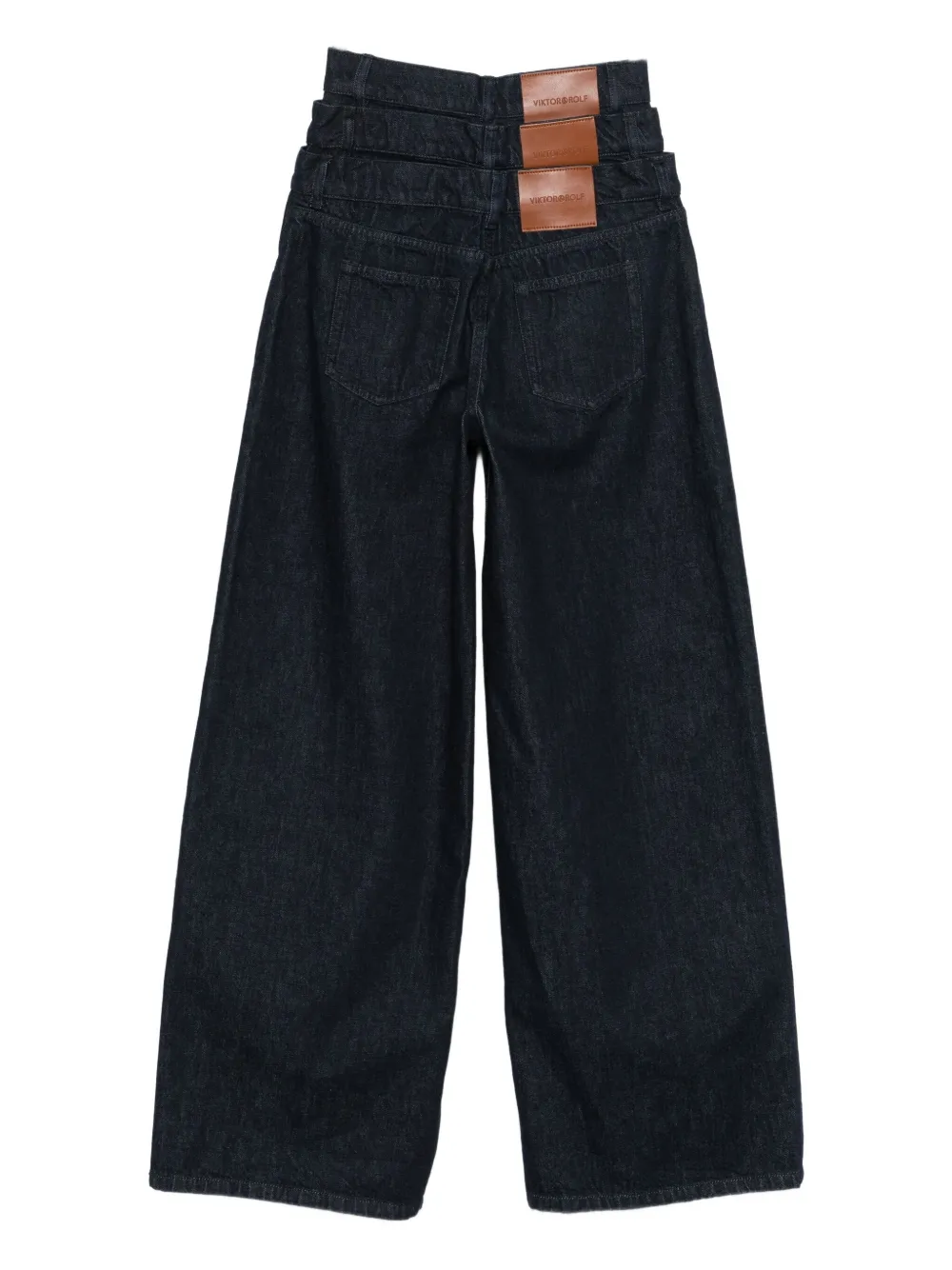 Viktor & Rolf Calça jeans com sobreposição | Calça jeans pantalona | Image 2