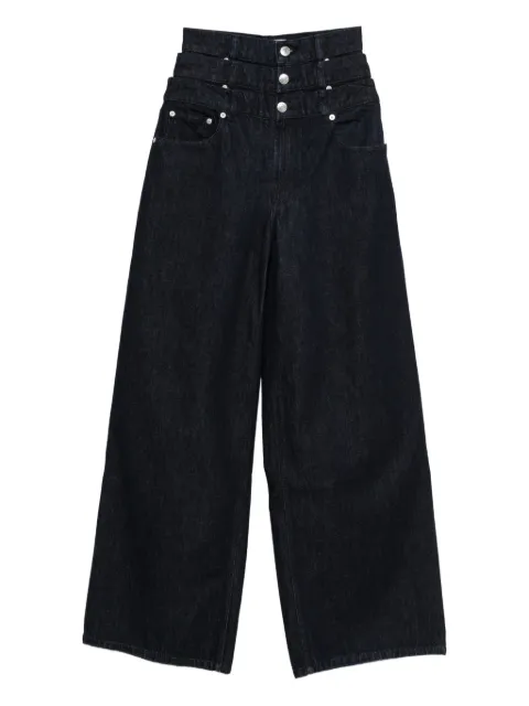 Viktor & Rolf triple layered-waist jeans