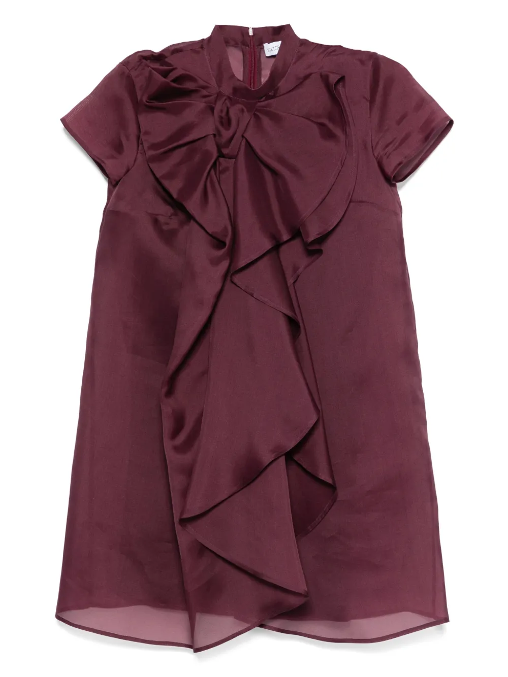 Viktor & Rolf bow-detail mini dress | Purple | Image 1