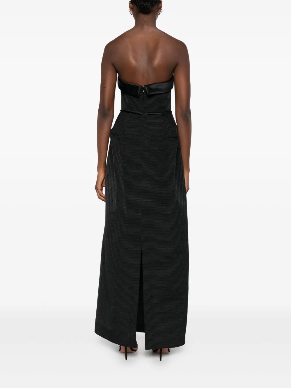 Viktor & Rolf Strapless Gown In Black