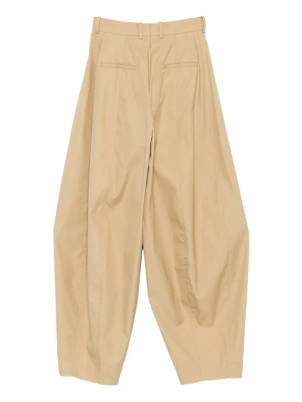 Viktor & Rolf Balloon Pleated Trousers In Neutral