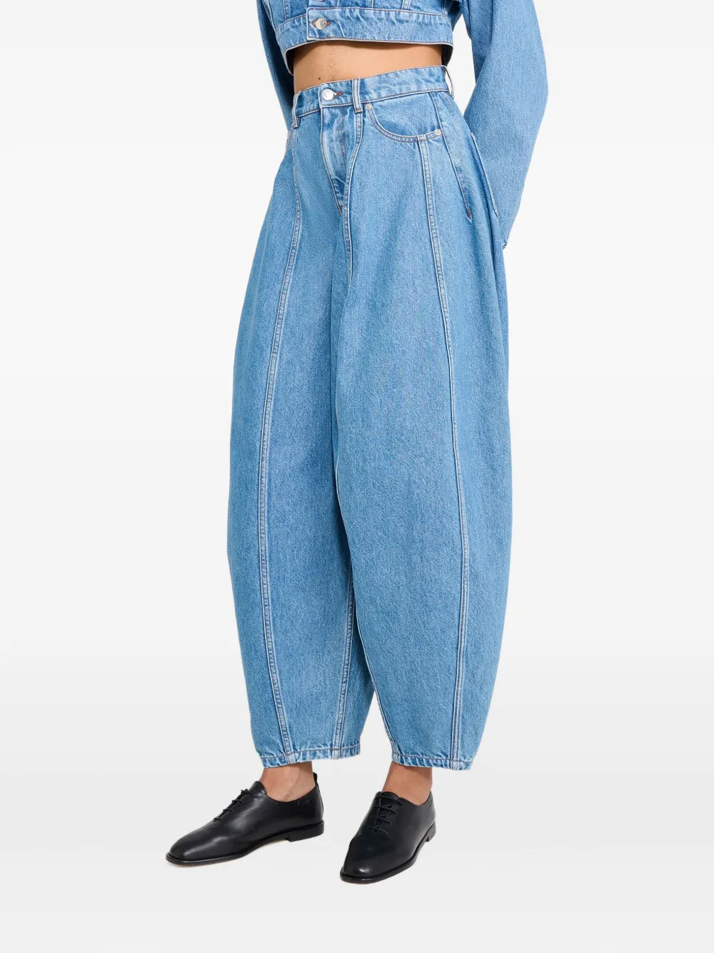 Viktor & Rolf Jeans met ballonvormige vlakken Blauw