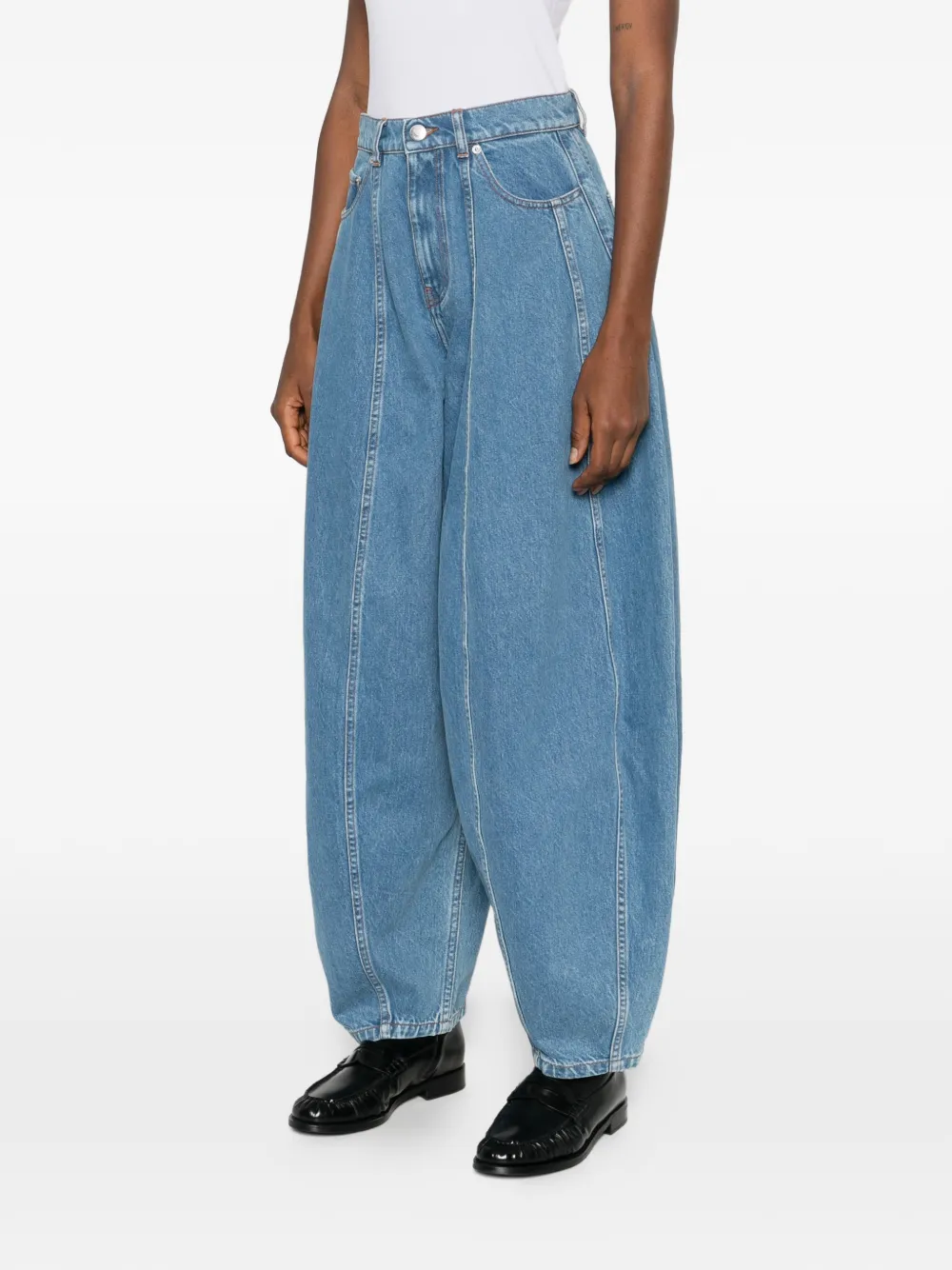  Viktor & Rolf Panelled Balloon-shaped Jeans - Blue 