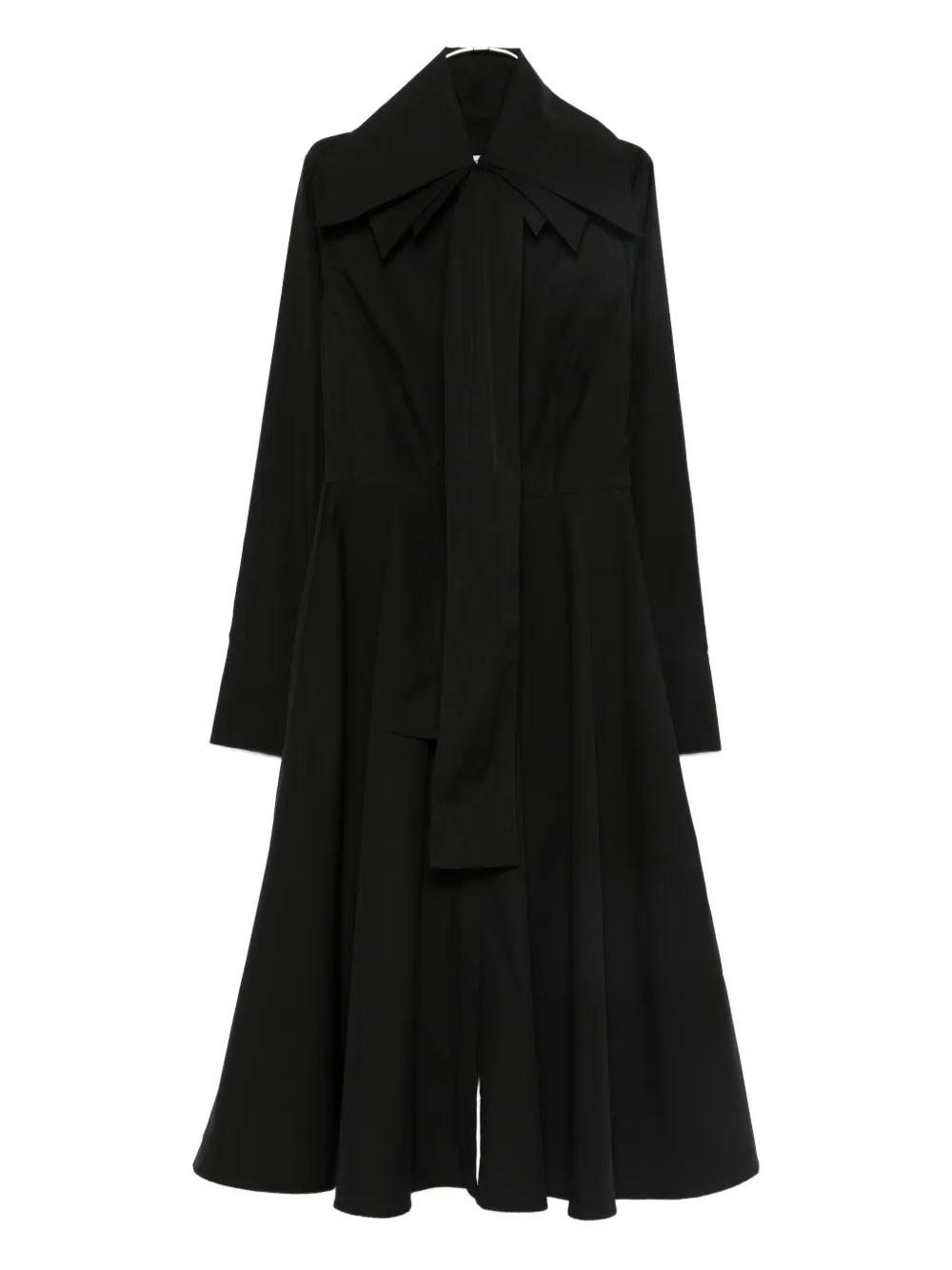 Viktor & Rolf Triple-collar Shirt Dress In Black