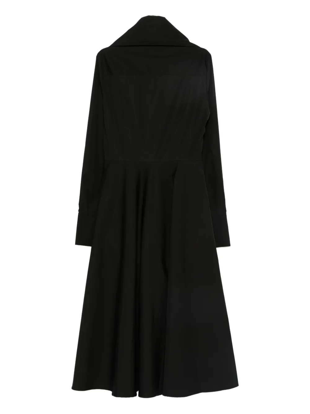 Viktor & Rolf triple-collar shirt dress - Zwart