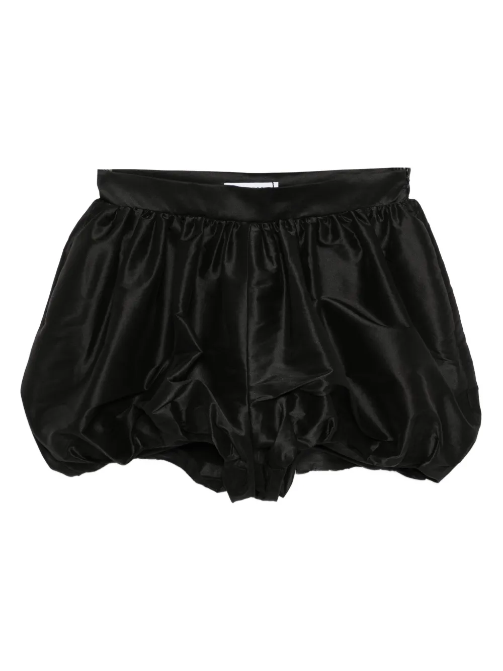 Viktor & Rolf bubble-hem satin shorts | Black | Image 1
