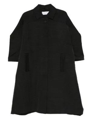 GUCCI リバーシブル　コート Reversible silk wool coat in brown | GUCCI® US