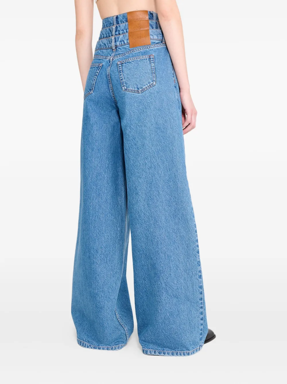 Viktor & Rolf Gelaagde jeans Blauw