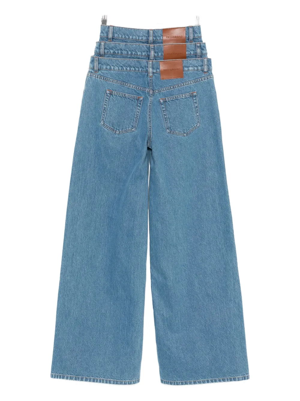 Viktor & Rolf jean à design superposé | Jeans amples | Image 2